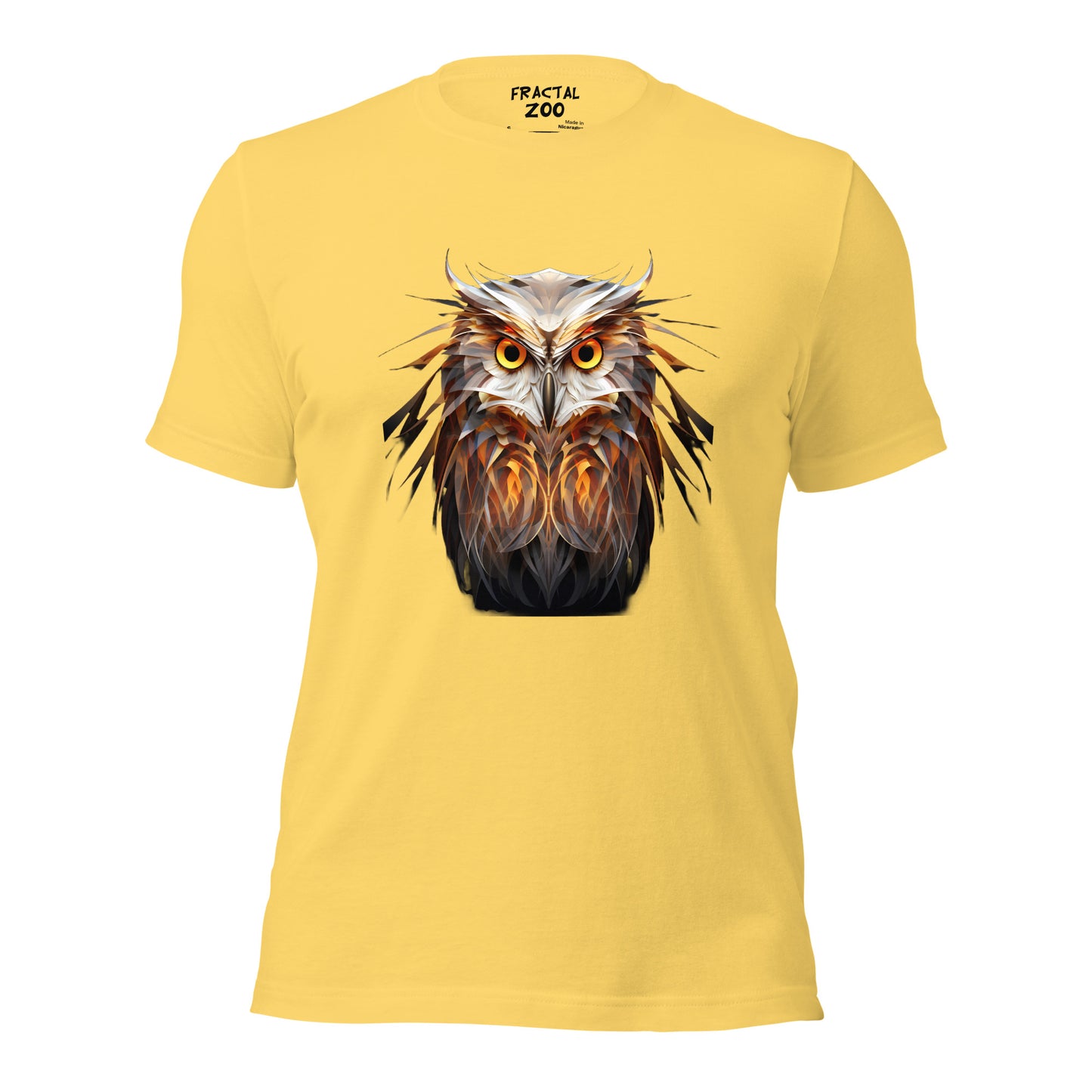 Fractal Owl Unisex t-shirt | Animal-Inspired T-Shirt Collection