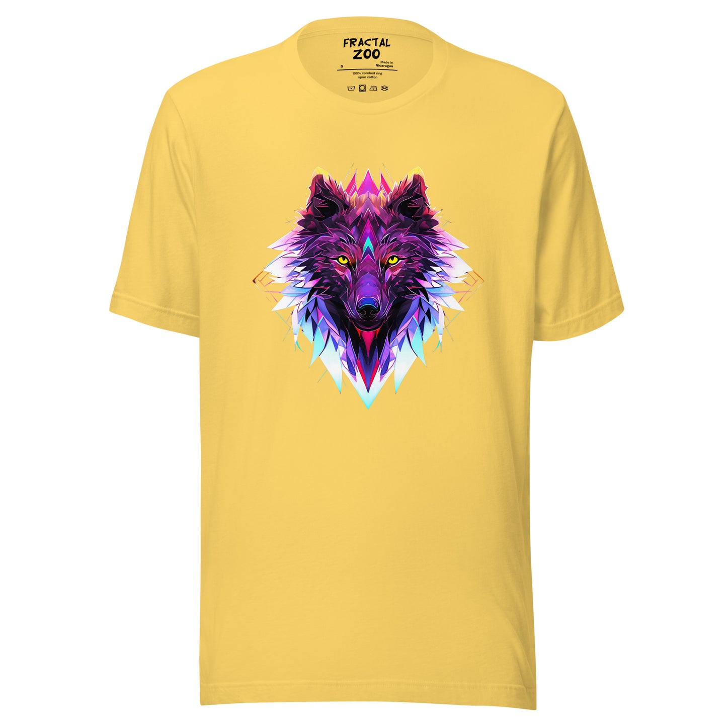 Echo Wolf T-Shirt | Unleash Your Inner Wild Spirit with Fractal Elegance