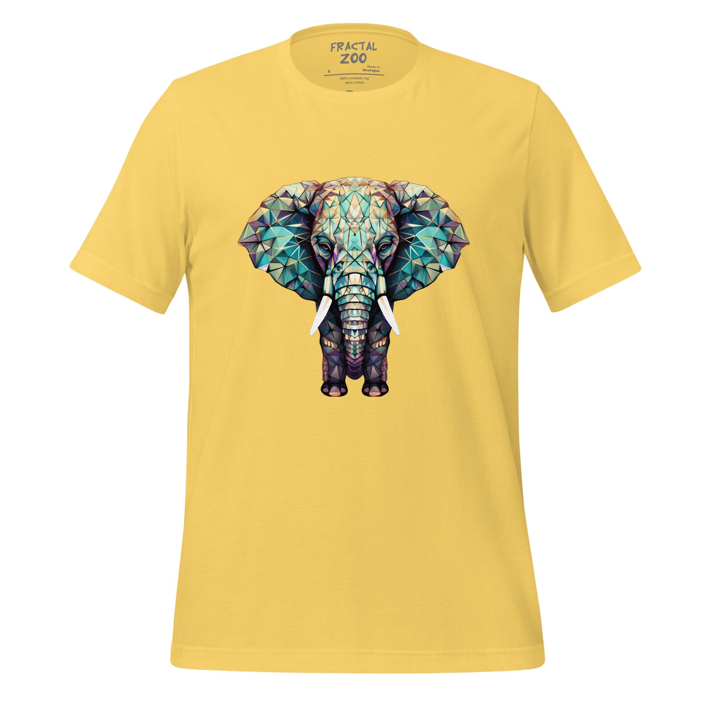 Unique Fractal Pachyderm Tee | Wear Art, Support Sustainability