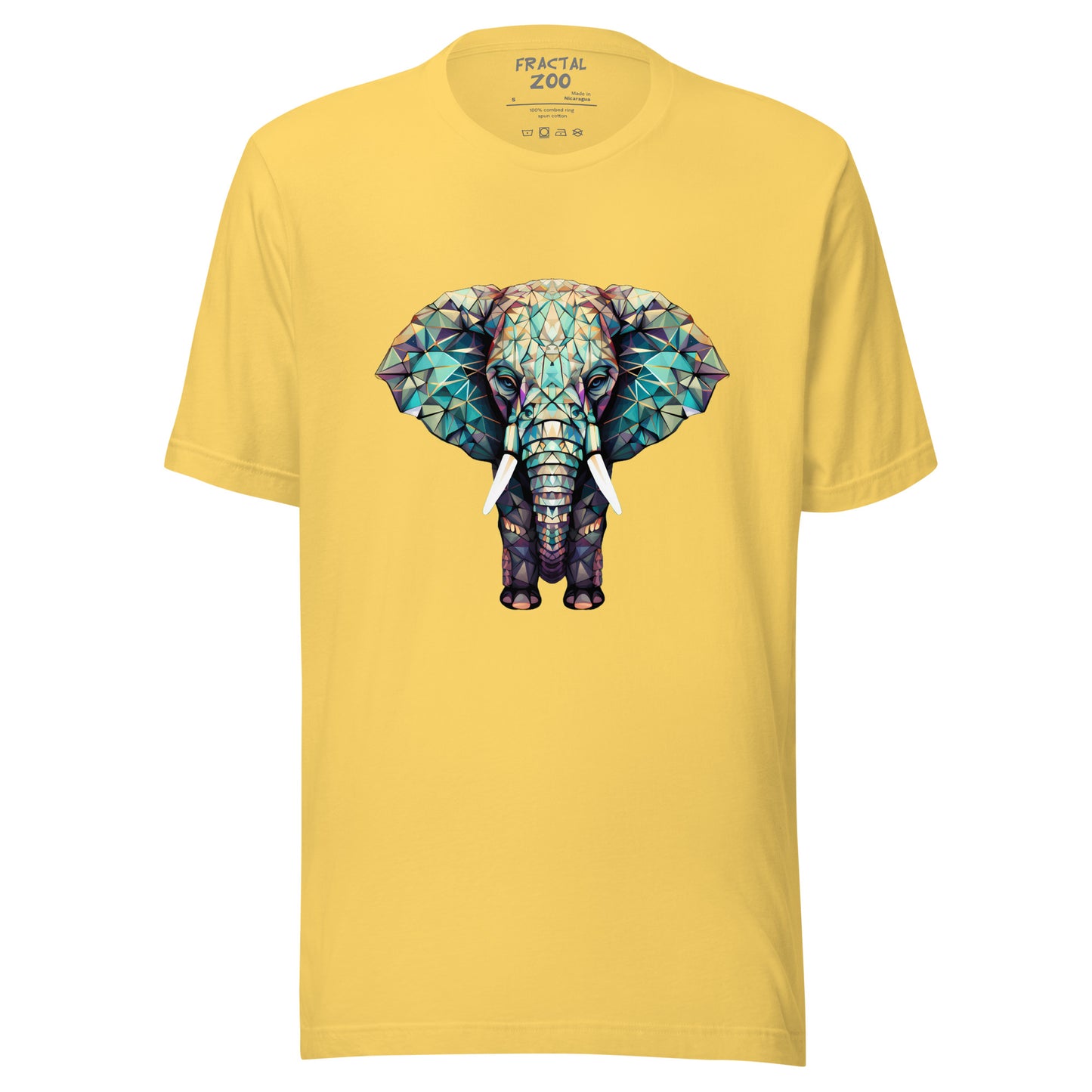 Unique Fractal Pachyderm Tee | Wear Art, Support Sustainability