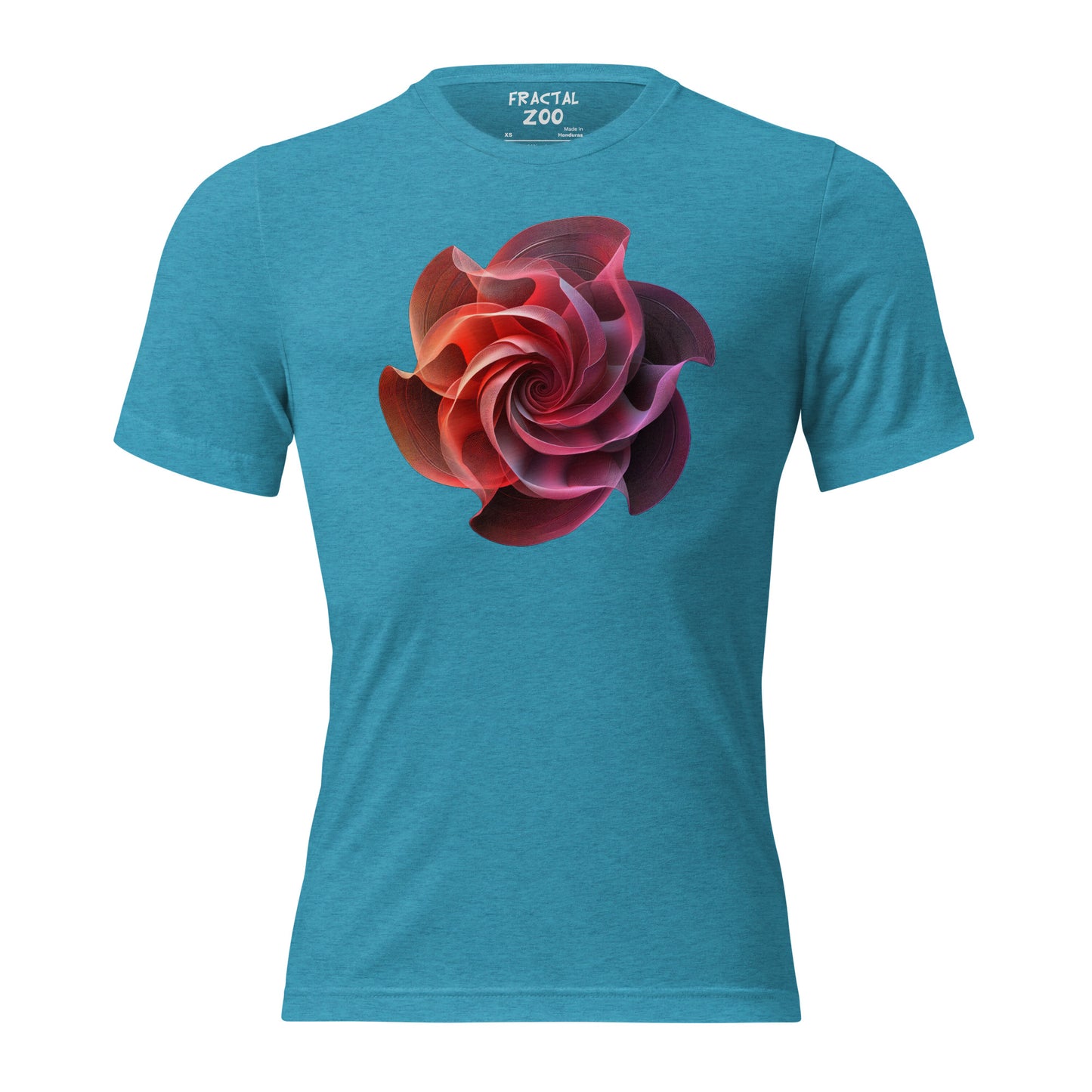 Infinite Bloom - Fractal Flower T-Shirt for Nature and Math Lovers