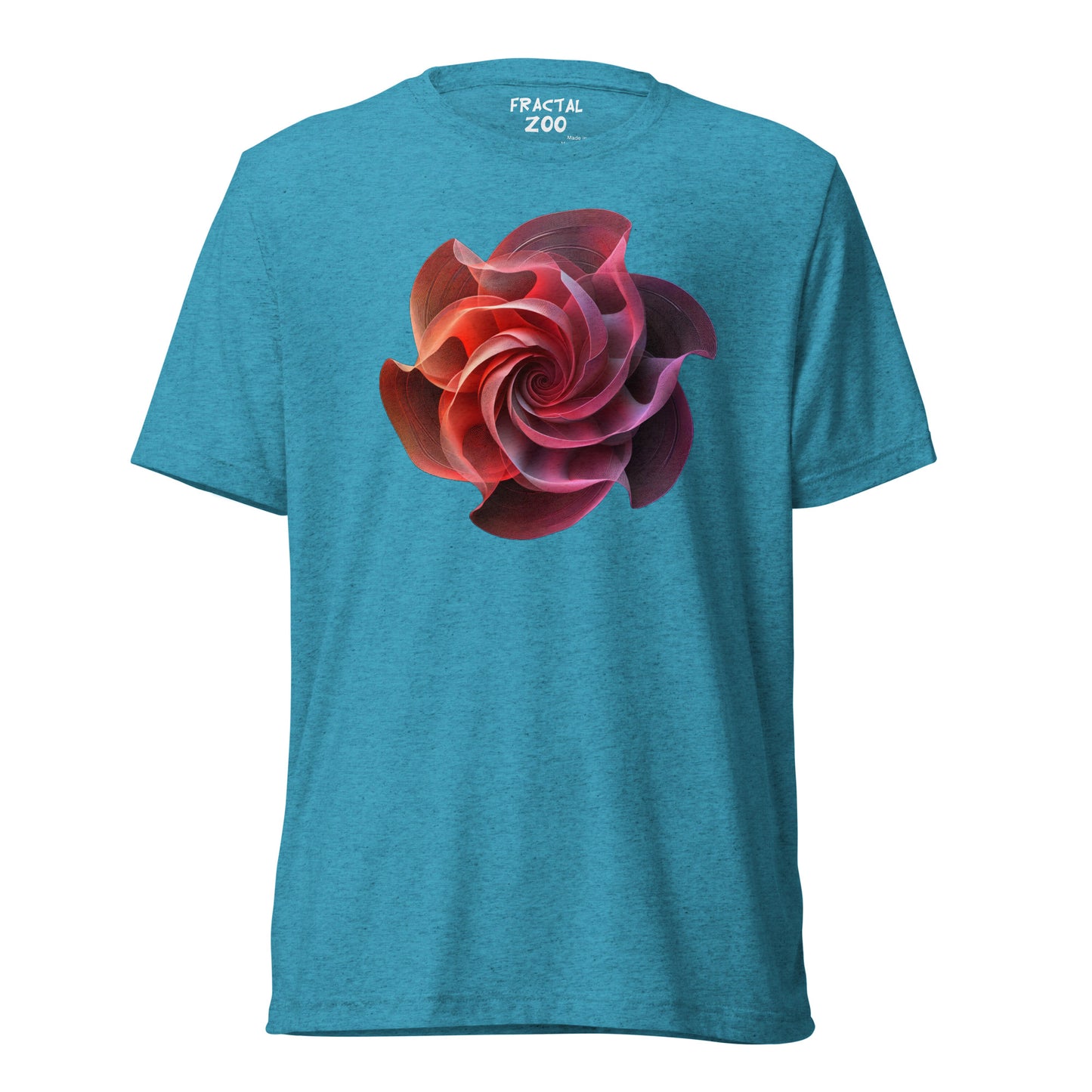 Infinite Bloom - Fractal Flower T-Shirt for Nature and Math Lovers