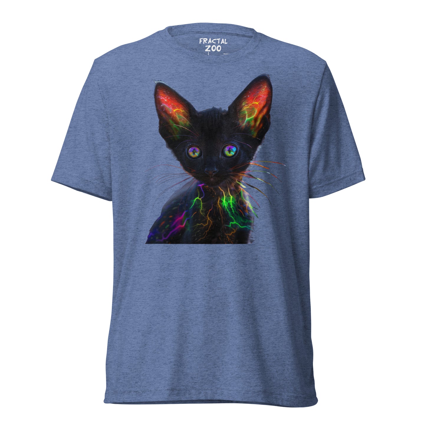 Neon Whiskers - Electric Kitten Party T-Shirt