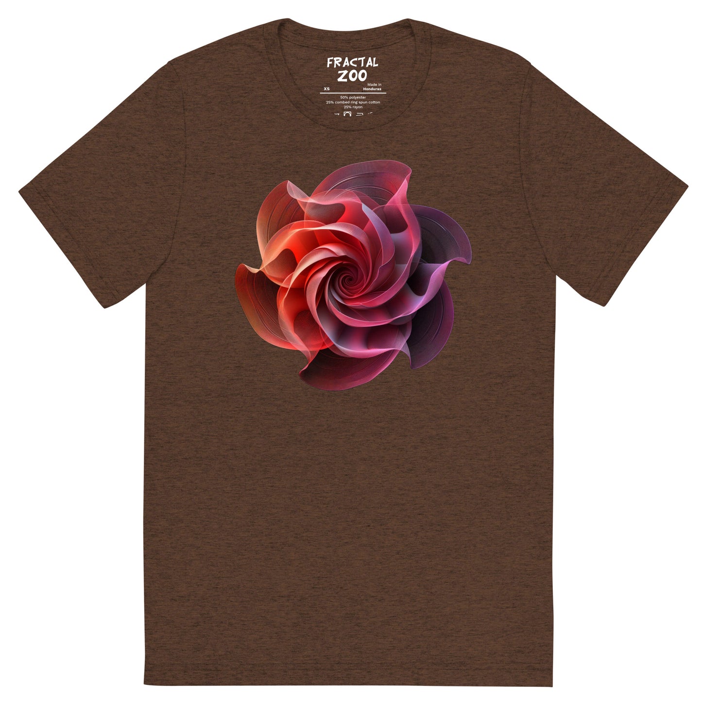 Infinite Bloom - Fractal Flower T-Shirt for Nature and Math Lovers