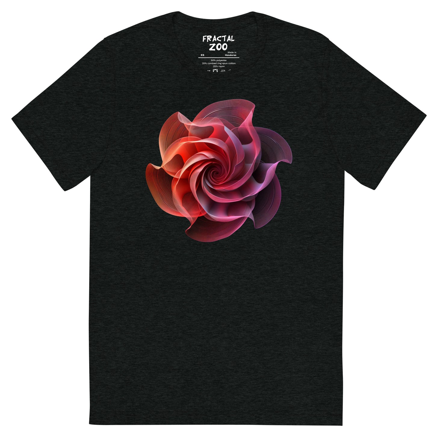 Infinite Bloom - Fractal Flower T-Shirt for Nature and Math Lovers