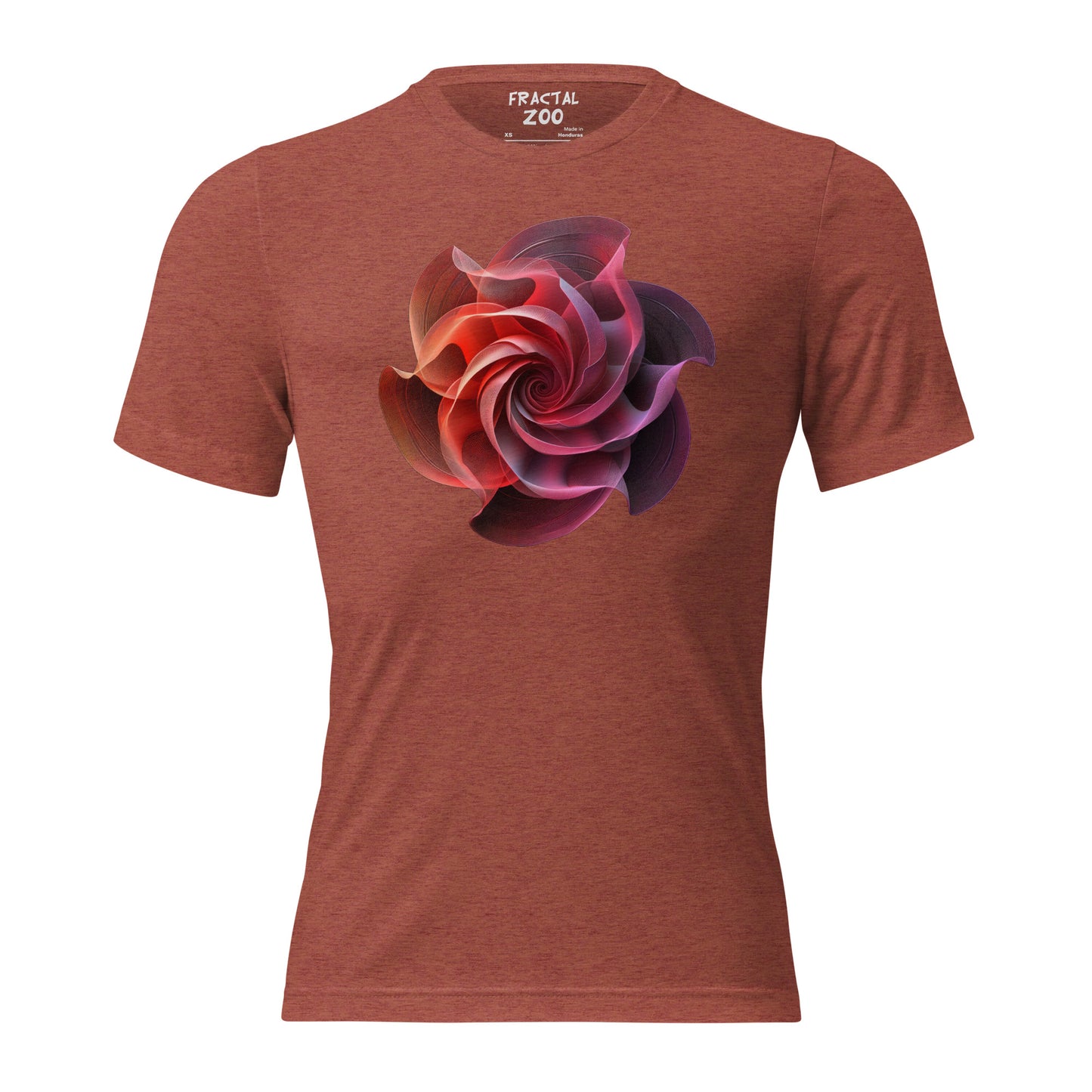 Infinite Bloom - Fractal Flower T-Shirt for Nature and Math Lovers