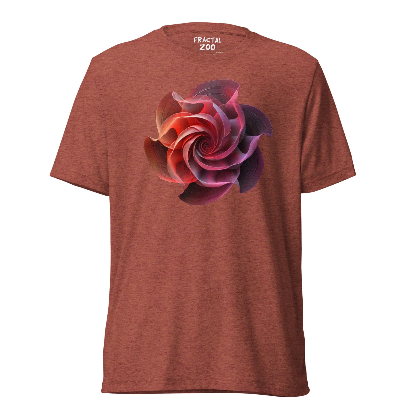 Infinite Bloom - Fractal Flower T-Shirt for Nature and Math Lovers