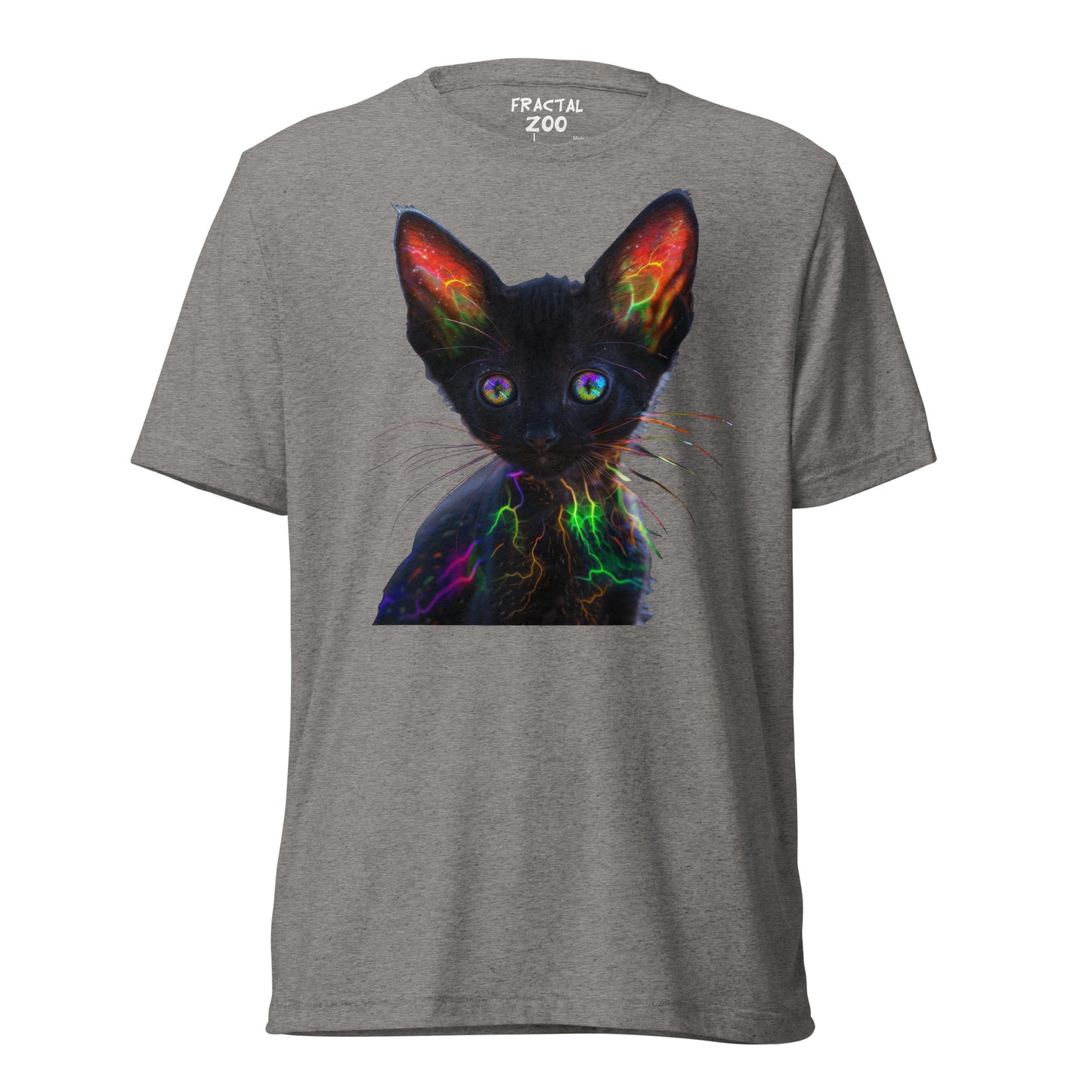 Neon Whiskers - Electric Kitten Party T-Shirt