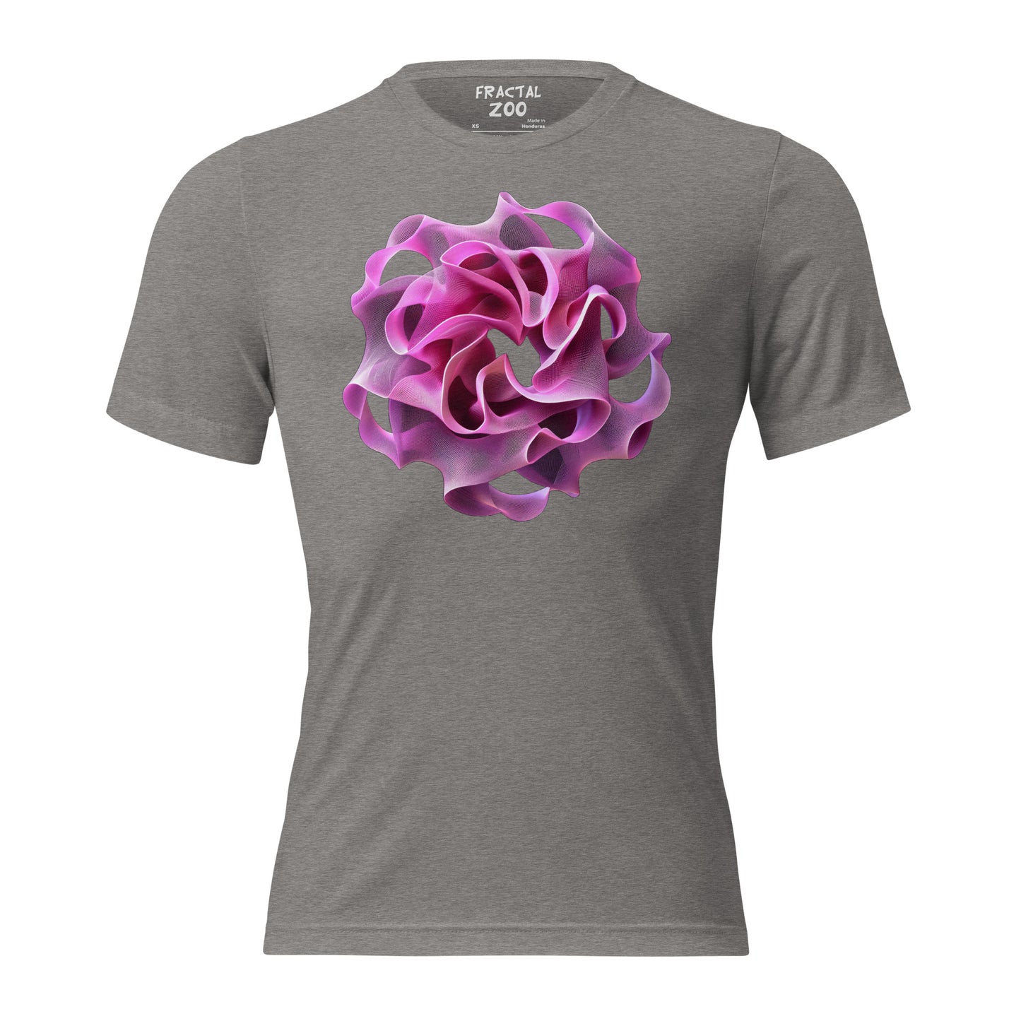 Rose Torus Elegance - Fractal Flower T-Shirt for Art and Science Enthusiasts