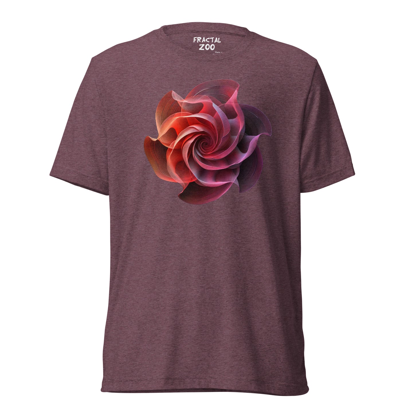 Infinite Bloom - Fractal Flower T-Shirt for Nature and Math Lovers