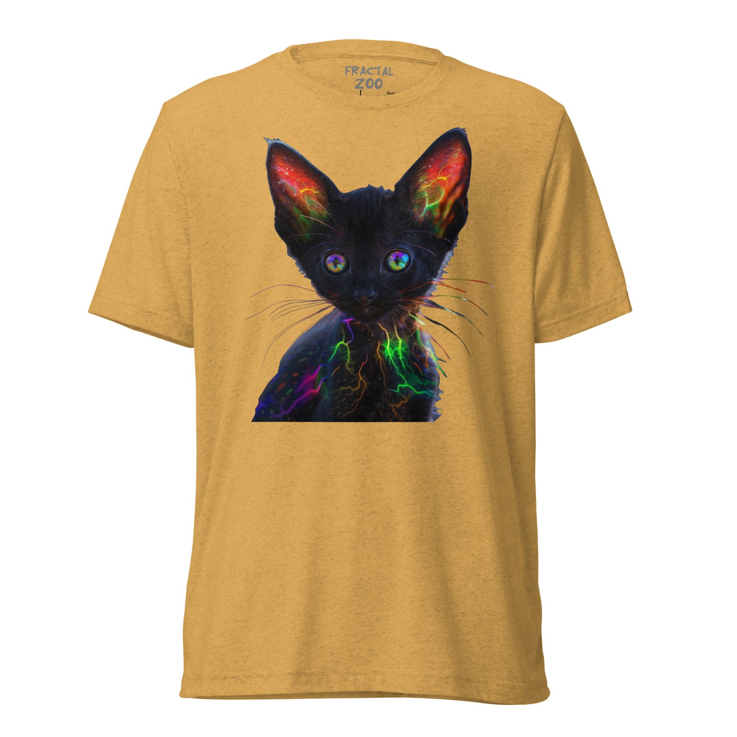 Neon Whiskers - Electric Kitten Party T-Shirt