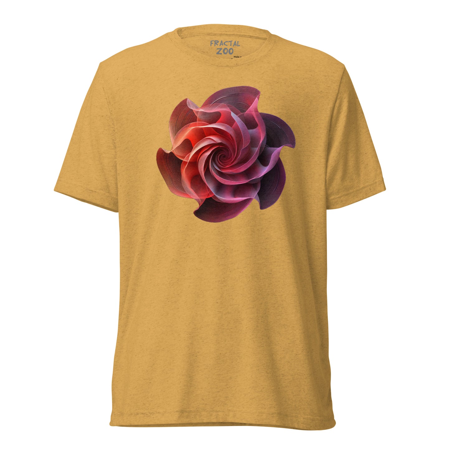 Infinite Bloom - Fractal Flower T-Shirt for Nature and Math Lovers