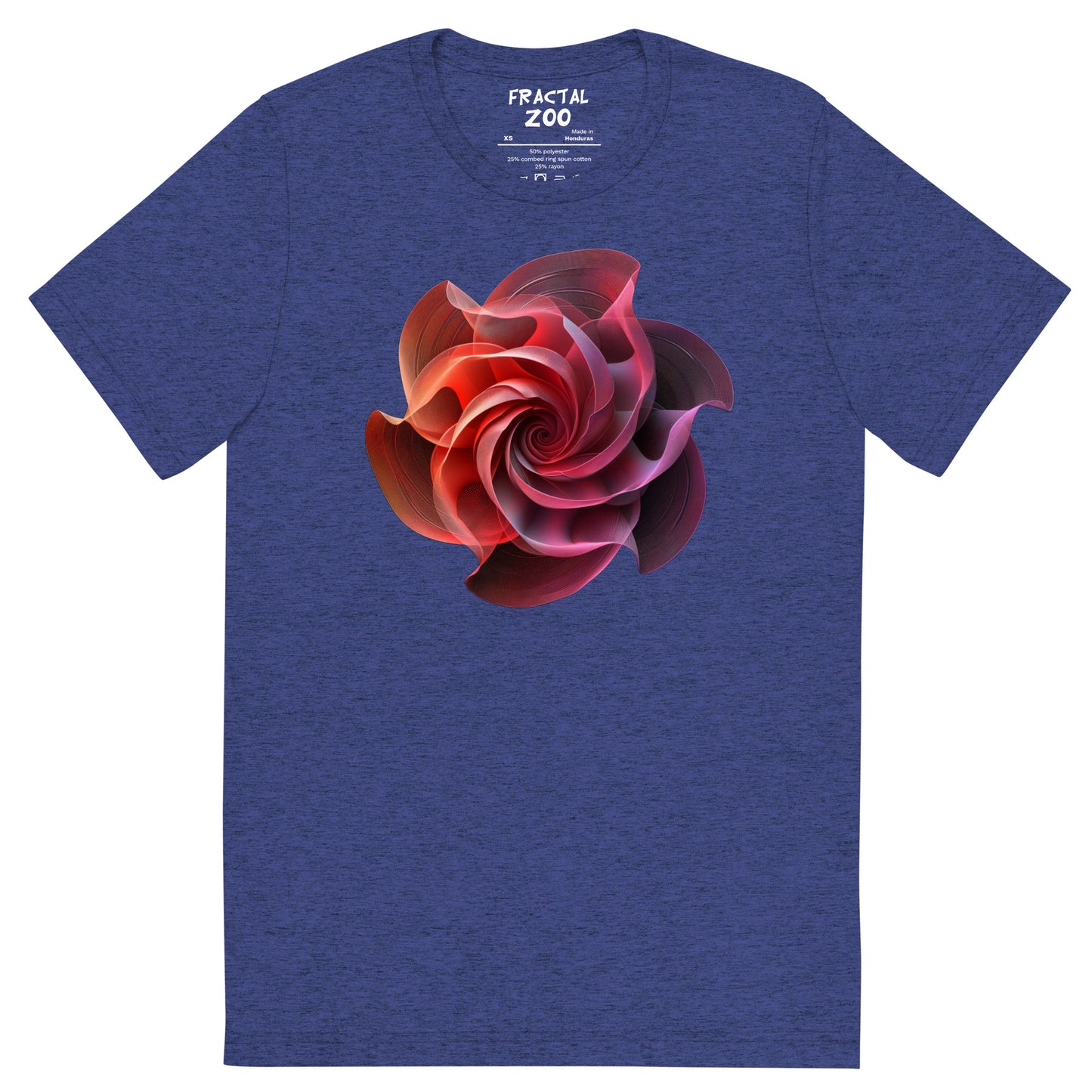 Infinite Bloom - Fractal Flower T-Shirt for Nature and Math Lovers