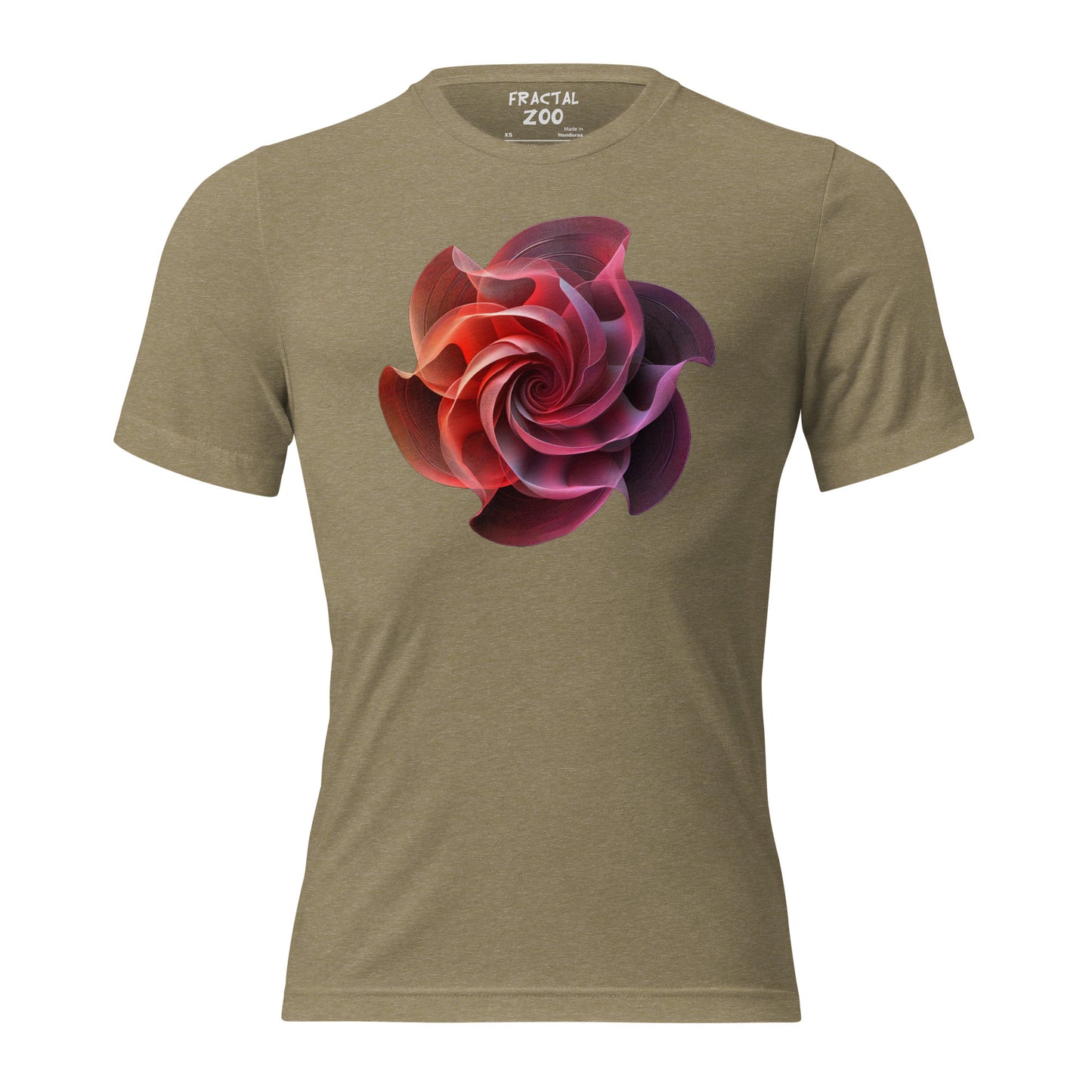 Infinite Bloom - Fractal Flower T-Shirt for Nature and Math Lovers