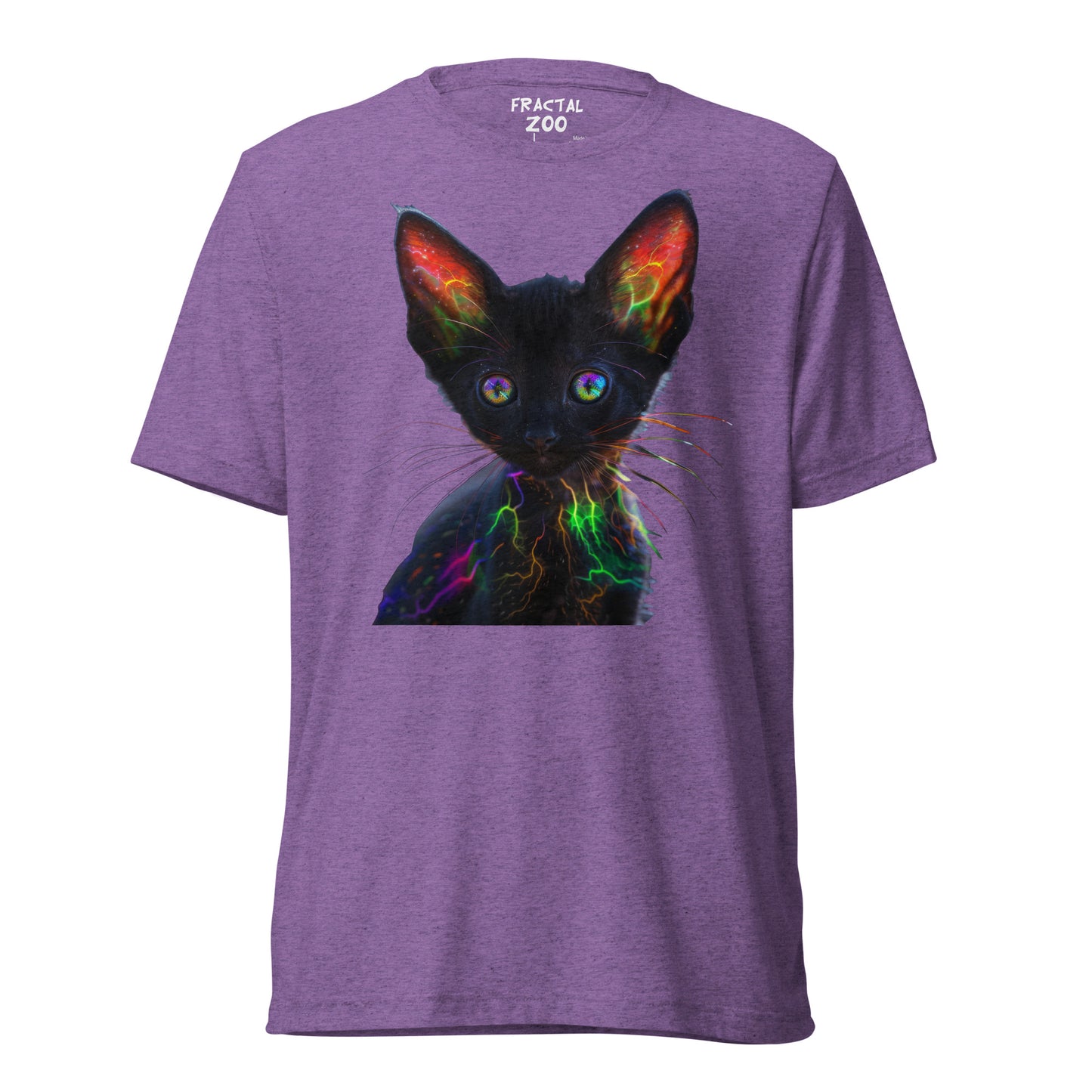 Neon Whiskers - Electric Kitten Party T-Shirt