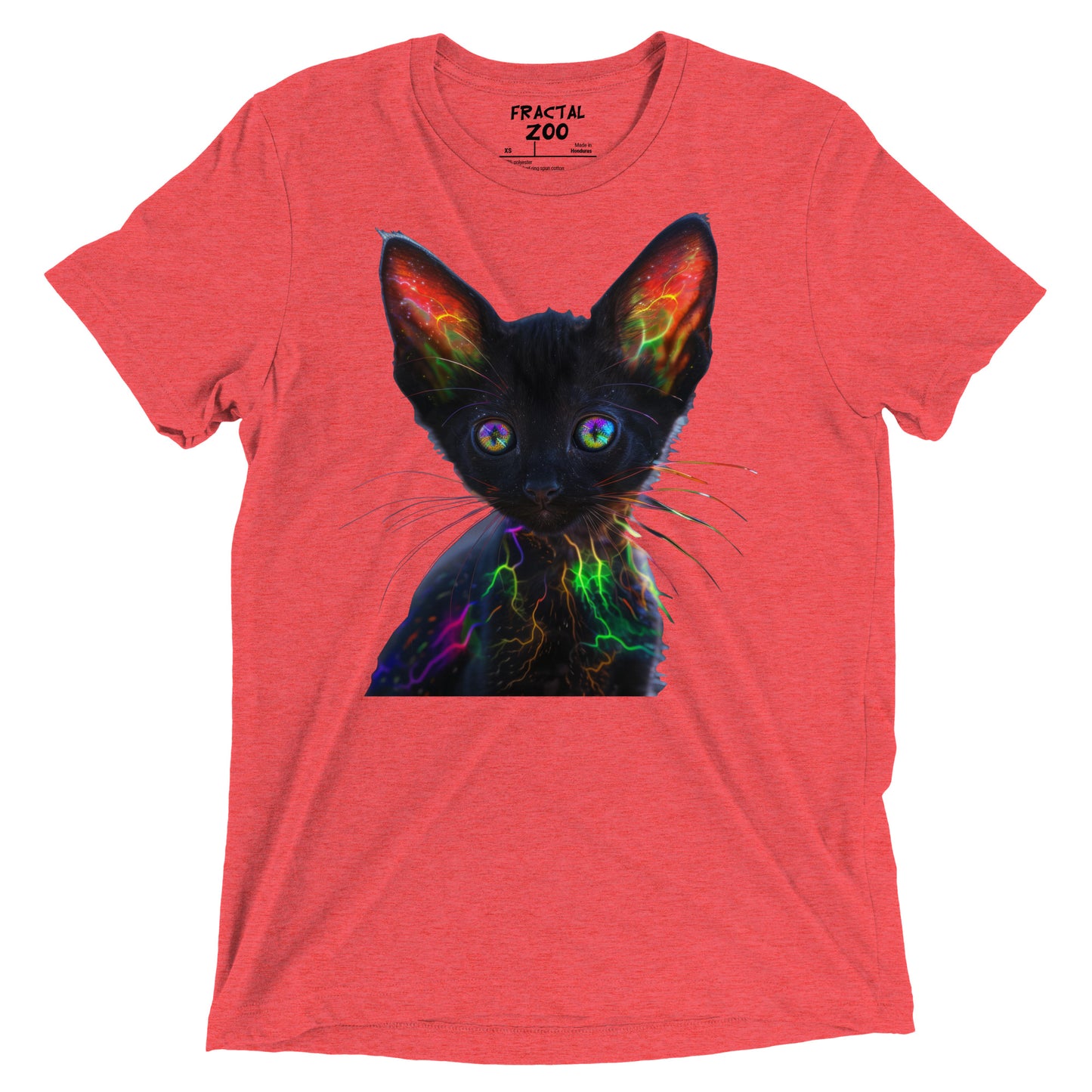 Neon Whiskers - Electric Kitten Party T-Shirt