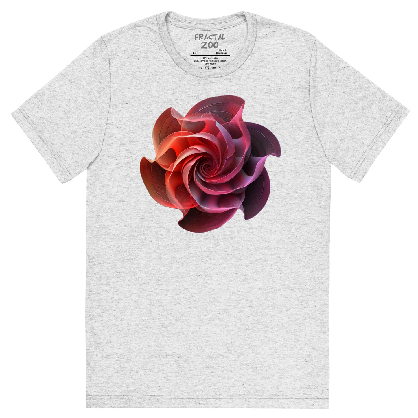 Infinite Bloom - Fractal Flower T-Shirt for Nature and Math Lovers