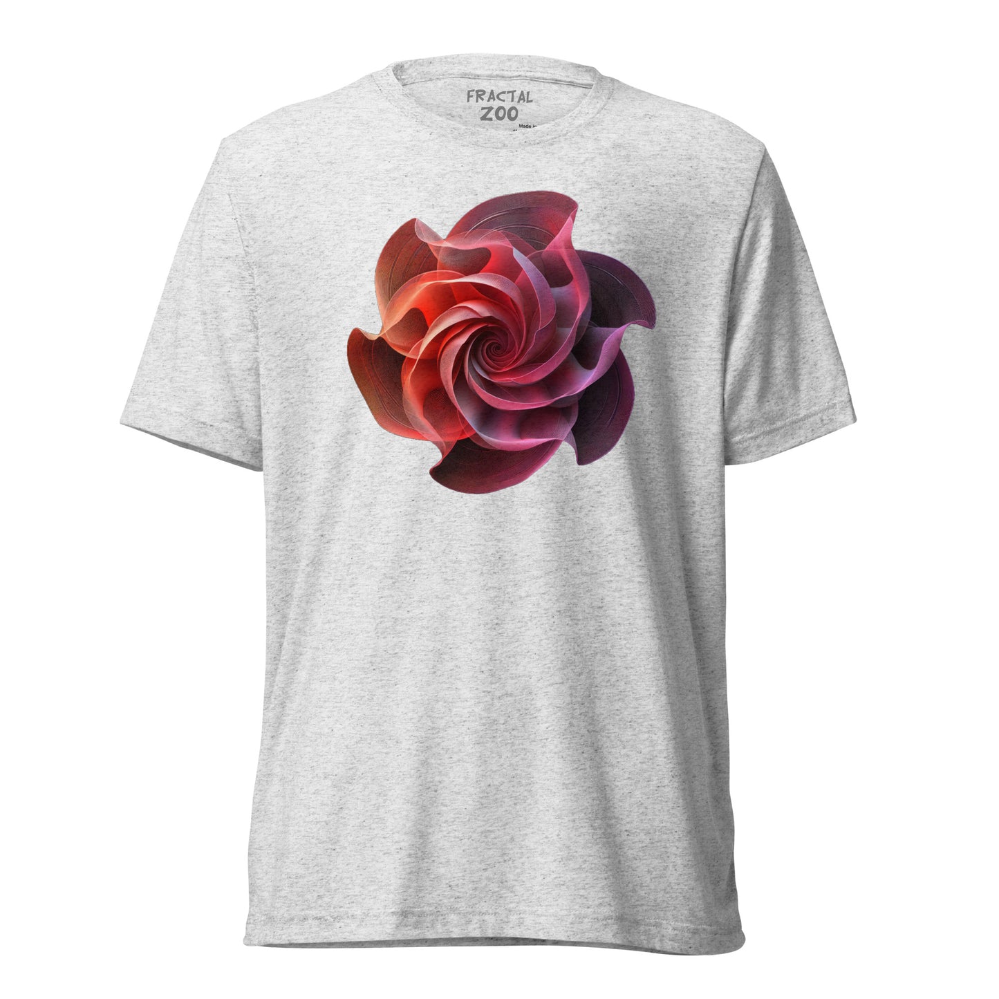 Infinite Bloom - Fractal Flower T-Shirt for Nature and Math Lovers